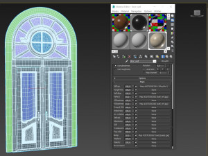 entrance classic door 54 Modelo 3D
