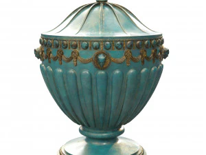 클래식 꽃병 01 3D 모델