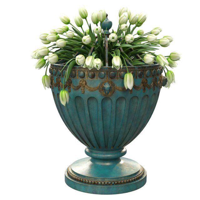 classic vase 02 Model 3D .c4d .max .obj .3ds .fbx .stl .blend 