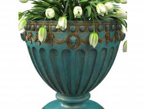 classic vase 02 Model 3D