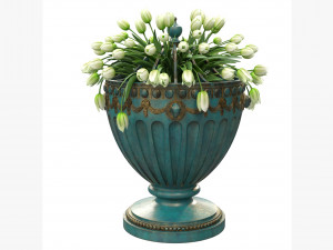 classic vase 02 Model 3D