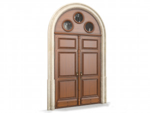 entrance classic door 56 3D Model