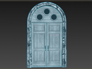 entrance classic door 56 3D Model