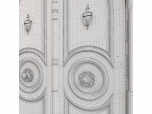 Entrance classic door 57 3Dモデル