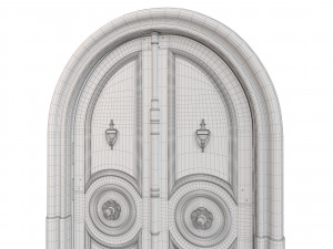 Entrance classic door 57 3Dモデル