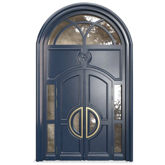 Entrance classic door 58 3D Model .c4d .max .obj .3ds .fbx .stl .blend 