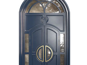Porta clássica de entrada 58 Modelo 3D