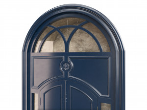 Entrance classic door 58 3D Model