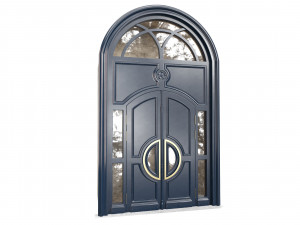 Entrance classic door 58 3D Model