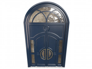 Entrance classic door 58 3D Model