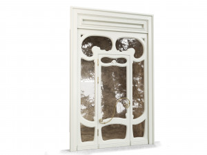 Entrance classic door 59 Modèle 3D