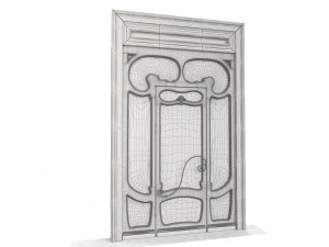 Entrance classic door 59 3D Model