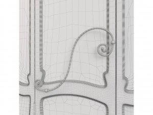 Entrance classic door 59 3D Model