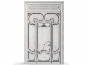 Entrance classic door 59 3D Model