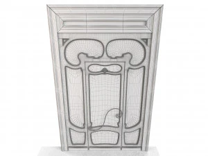 Entrance classic door 59 3D Model