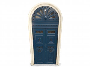 Entrance classic door 60 3D Model