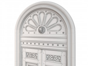 Entrance classic door 60 3D Model