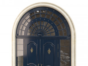 Entrance classic door 61 Modello 3D