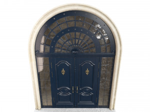 Entrance classic door 61 Modello 3D