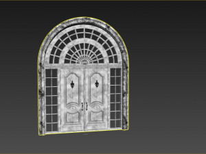 Entrance classic door 61 Modello 3D