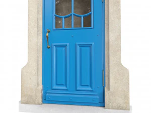 Entrance classic door 62 3D Model