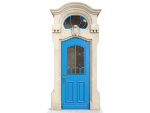 Entrance classic door 62 Modello 3D