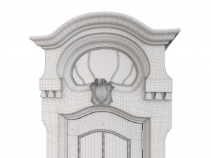 Entrance classic door 62 Modello 3D