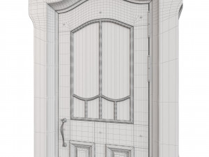 Entrance classic door 62 Modello 3D
