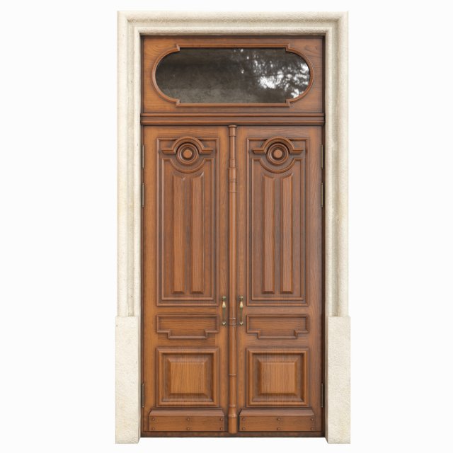Entrance classic door 63 Modelo 3D .c4d .max .obj .3ds .fbx .stl .blend