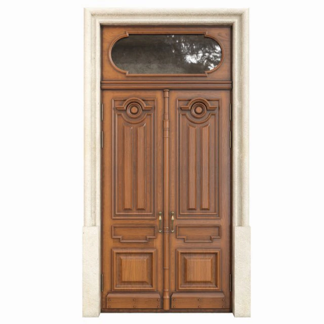 Entrance classic door 63 3D Model .c4d .max .obj .3ds .fbx .stl .blend 