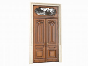 Entrance classic door 63 Modelo 3D
