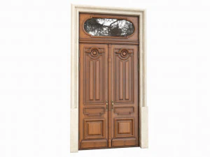 Entrance classic door 63 3D Model