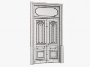 Entrance classic door 63 Modelo 3D