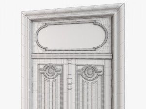 Entrance classic door 63 Modelo 3D