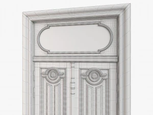 Entrance classic door 63 3D Model