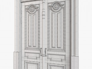 Entrance classic door 63 Modelo 3D