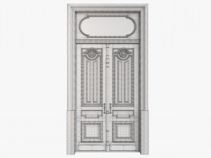 Entrance classic door 63 Modelo 3D
