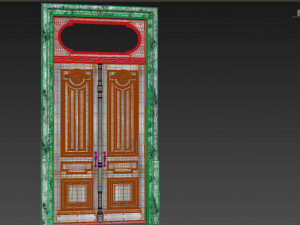 Entrance classic door 63 Modelo 3D