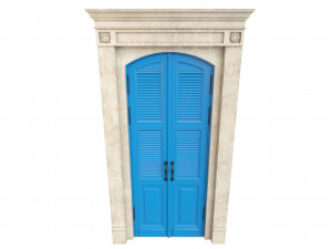 Entrance classic door 65 Modelo 3D