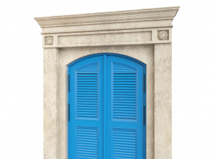 Entrance classic door 65 Modelo 3D