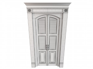 Entrance classic door 65 Modelo 3D