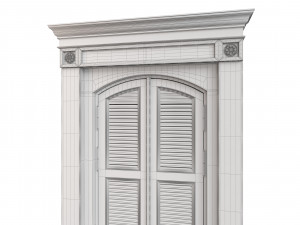 Entrance classic door 65 Modelo 3D