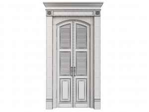 Entrance classic door 65 Modelo 3D
