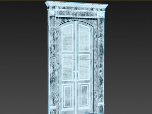 Entrance classic door 65 Modelo 3D