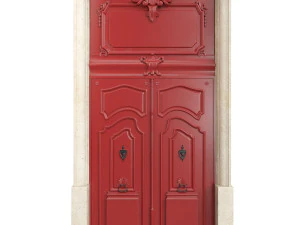 Porta clássica de entrada 66 Modelo 3D