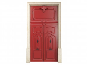 Entrance classic door 66 3D Model