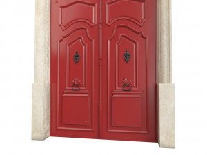 Entrance classic door 66 3D Model