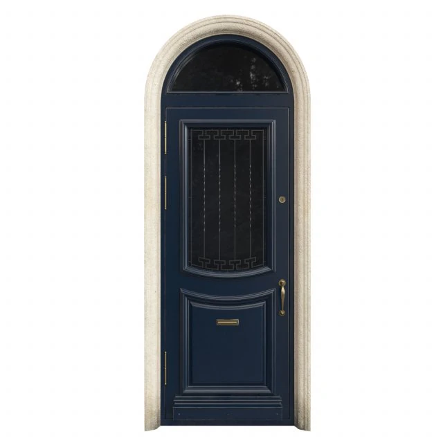 Entrance classic door 67 3D Model .c4d .max .obj .3ds .fbx .stl .blend