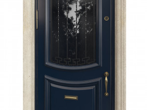 Entrance classic door 67 Modelo 3D