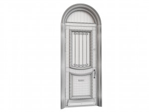Entrance classic door 67 Modelo 3D